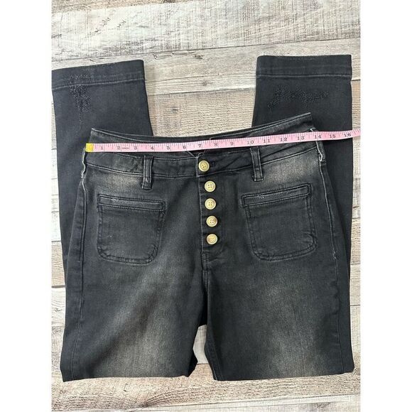 Anthropologie Pilcro Ultra High-Rise Slim Utility Jeans | Size 26 - Picture 4 of 9